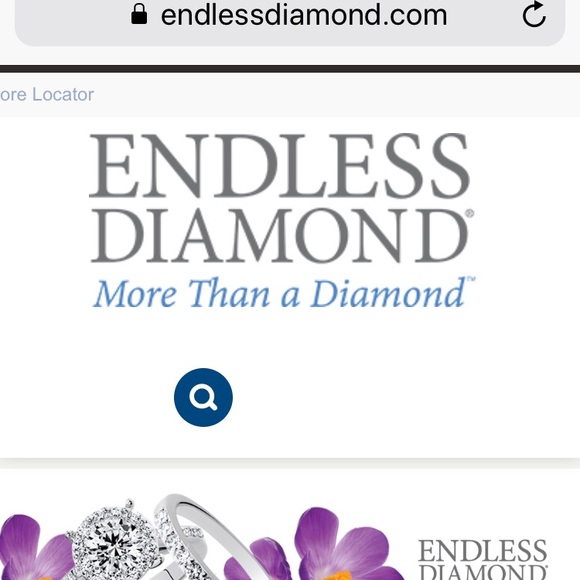 Solid Stamped 14K White Gold Designer Endless Diamond Pendant Necklace - Picture 2 of 16